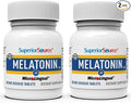 Superior Source Melatonin 5 mg Under The Tongue Quick Dissolve Micro Tablets, 60 Count, with Chamomile, Natural Sleep Support, for Adults, Non-GMO, Pack of 2