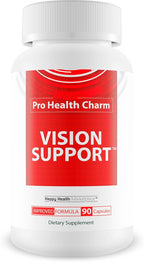 Pro Health Charm Vision Support - Improved Formula - Our Best Vision Pills For Eyes - Eye Vitamins For Vision Focus - Natural Vision Pills Eye Supplements For Adults 50 Blurry Vision Improvement Pills