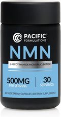 NMN Supplement 500mg per Serving, Nicotinamide Mononucleotide Helps Support Aging, Wellness, and NAD Levels, High Potency, 60 Vegetarian Capsules, 30 Servings