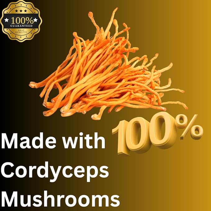 MagMushroom Cordyceps Mushroom Extract Liquid Tincture, Daily Supplement, Double Extracted for Maximum Potency, 2 Fl. oz., 60 Daily