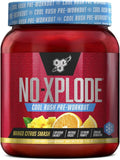 BSN N.O.-XPLODE Cool Rush Pre Workout Powder, Preworkout Energy Supplement for Men and Women with Creatine and Beta-Alanine, Mango Citrus Smash, 30 Servings, 1.2 Pound (Packaging May Vary)