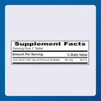 Major FeroSul - Ferrous Sulfate 325 mg Tablets - Iron Supplement for Women and Men - Specially Coated Easy-to-Swallow Tablets - Red - 1000 Count