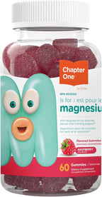 Zahler Chapter One Magnesium Gummies - Supports Calm for Kids - Chewable Magnesium Supplement Gummies to Support Muscle Function - Kosher, Dairy-Free & Gluten-Free - Raspberry, 60 Count