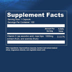 Opti + Vitamin C 1000mg Capsules | Buffered Vitamin C Time Release Essential Antioxidant, Immune System Support & Promotes Healthy Aging* | 100 capsules/100 Servings