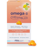 Omega 3 Gummy Chewables - 90 Gel Chews, 30-Day Supply, Citrus Flavor - 1760mg Ultra-Pure rTG Omega 3 for Eye, Heart, Brain, Joint & Immune Health