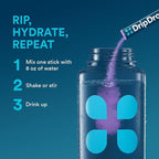 DripDrop Hydration Packets - Grape - Single Serve Electrolytes Powder Drink Mix - Non-GMO, Gluten Free, Vegan - 32 Sticks