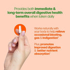 Culturelle Bloating & Gas Defense, Digestive Enzymes & Probiotics for Digestive Health, 30 Capsules, Supports Occasional Indigestion & Discomfort