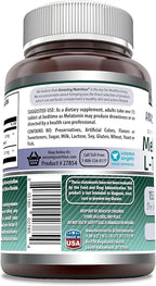 Amazing Formulas Melatonin 10 Mg Plus L-Theanine 5.5 Mg Supplement | Tablets | Non-GMO | Gluten Free | Made in USA | (120 Tablets, Pack of 3)