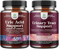 Bundle of Green Coffee Bean Extract for Uric Acid Cleanse & Detox with Turmeric, Tart Cherry & Celery Seed and D Mannose for Urinary Tract Health - High Potency D-Mannose with Cranberry Juice Powder