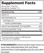 Kids Throat Soothing Watermelon Lollipops, by Beekeeper's Naturals - Doctor Formulated Immune Support, under 2g Sugar, Vitamin D & Honey, 15 ct