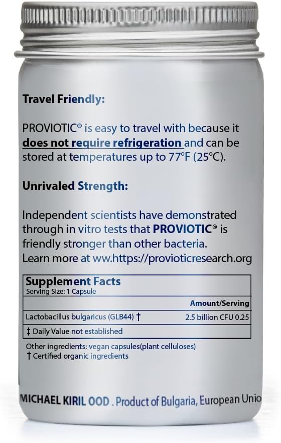 Lactobacillus Vegan Probiotic Supplement with a Patented Formula for Digestive Health Immune Support for Healthy Gut Anti Bloating for Men and Women (Pack of 5)