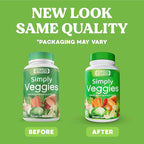Simply Nature's Pledge - Made with Whole Food Superfoods, Packed with Beta Carotene & 18 Different Vegetables - 100% Soy Free (90 Count (Pack of 3))