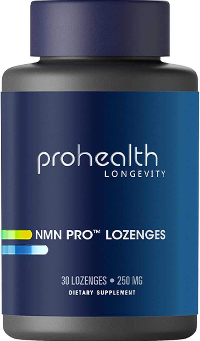 ProHealth NMN Pro Lozenges (30 Lozenges) Clinically Studied Uthever® NMN. NAD+ Precursor for Cellular Energy, Mitochondrial Support & Healthy Aging. USA Manufactured, Triple Lab-Tested