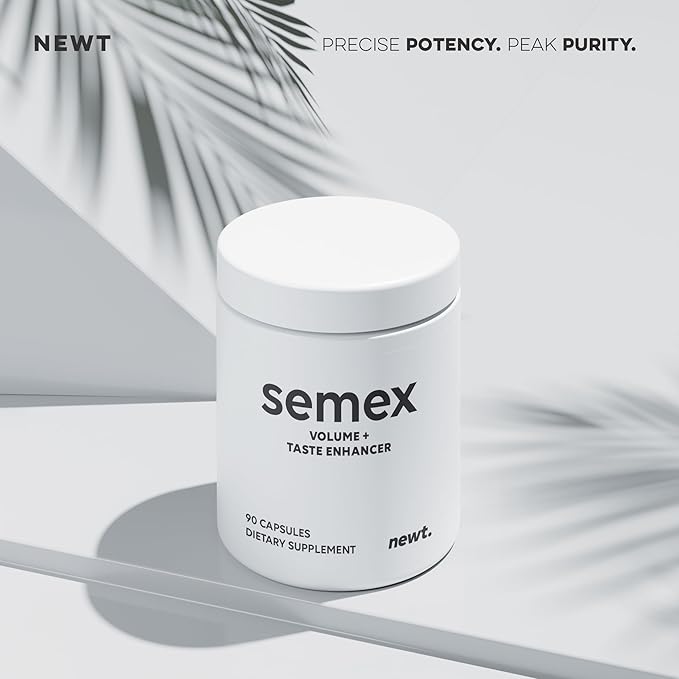 SEMEX Semen Volume Booster – Doctor Formulated Natural Support for Male Sperm Health, Load Volume Boost & Stamina – Non-GMO, Vegan, Gluten-Free, Fertility Supplement Made in USA - 90 Count