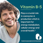BESTVITE Pantothenic Acid 500mg (Vitamin B5)(240 Vegetarian Capsules) - No Stearates - No Gelatin - No Calcium Silicate - Vegan - Non GMO - Gluten Free