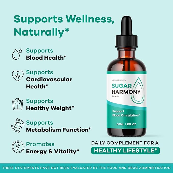 (3 Pack) Sugar Harmony Drops - Official SugarHarmony Advanced Premium Liquid Formula Support Drops - Maximum Strenght, Natural Ingredients For Overall Health & Wellness Reviews, 3 Bottles For 3 Months
