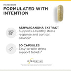 Integrative Therapeutics Cortisol Manager Allergen Free - Adrenal Health Support Supplement for Healthy Stress Response* - Vegan, Non-Dairy & Gluten-Free - 90 Capsules (45 Servings)