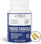 PROSTASOLV Prostate Support for Men's Health - Urinary & Prostate Health Formula with Quercetin, Bromelain, Beta-Sitosterol, Saw Palmetto for Pelvic & Prostate Comfort -60 Caps