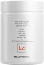 Codeage Liposomal CoQ10 Supplement - 125 mg Coenzyme Q10 with Vitamin E Isomers Tocopherols - 2-Month Supply - 1 Capsule Per Serving - Liposomal Delivery - Vegan, Non-GMO, Gluten-Free - 60 Capsules