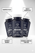 Cogni Vibe Focus Brain Supplement to Boost Focus and Concentration & Avoid Mid-Afternoon Fatigue (60 Capsules) (1)
