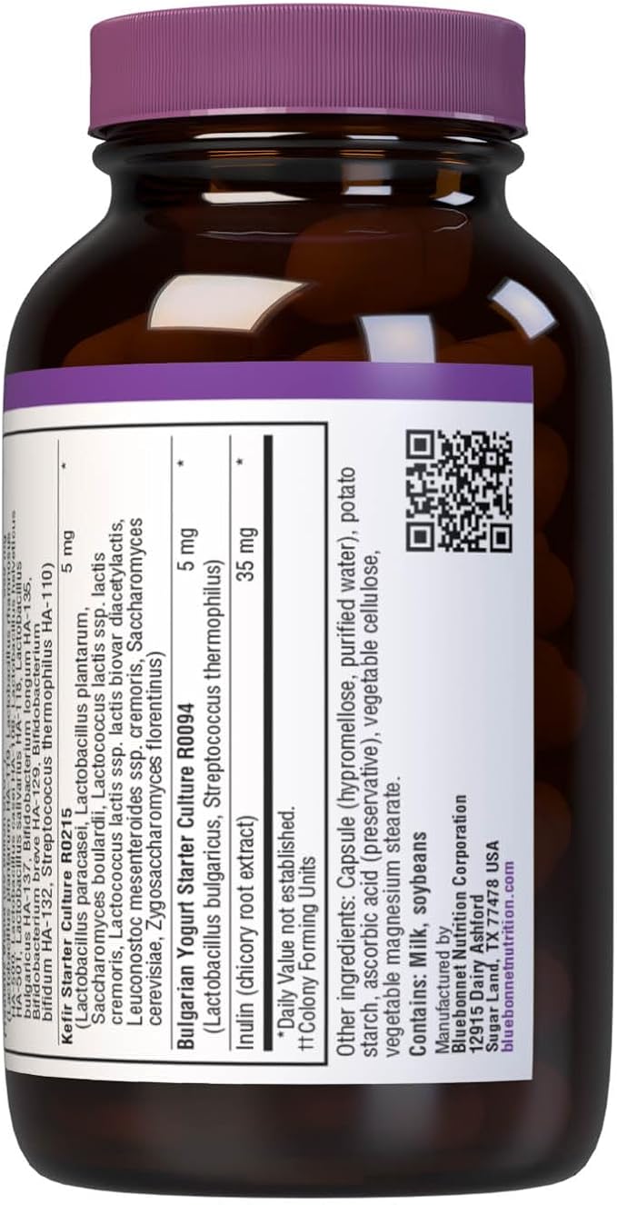 Bluebonnet Nutrition Advanced Choice Single Daily Probiotic 50 Billion (Cold Packaged), 30 Count