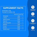 ESUNM Calm Magnesium Drink Mix Packets, Magnesium Glycinate with KSM-66 Ashwagandha, L-Theanine, GABA, Saffron & Vitamin D3, Relaxation, Mood & Sleep Support, Raspberry Lemonade, 20 Stick Packs