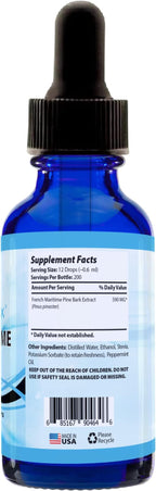 Absonutrix French Maritime Pine Bark Extract 590 mg, 4 Fl Oz Drops - 200 Servings, Bioavailability, Easy-to-Consume, Cruelty-Free, Vegetarian, Third-Party Tested, Non-GMO, Made in USA