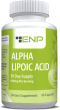 ENP Alpha Lipoic Acid (ALA), 650mg Per Serving, 30 Servings Per Bottle