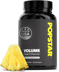 POPSTAR Labs Semen Volume Booster - Men's Semen Health & Fertility Supplement - Doctor Formulated to Increase Load Volume - Made in USA - Non-GMO, Organic, Vegan - 120 Capsules (1 Month Supply)
