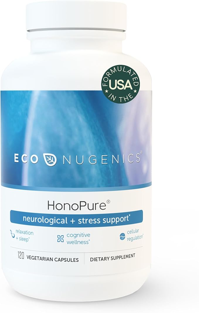 EcoNugenics – HonoPure – 120 Capsules | Professionally Formulated with 98% Pure Honokiol | Supports Cellular, Neurological & Cognitive Health | Safe, Effective & Highly Regarded Antioxidant