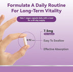 Inner Brightness L-Ergothioneine Supplements with Hyaluronic Acid & Collagen for Women, Non-GMO, Gluten Free, Vegan, Promotes Longevity & Healthy Aging, 60 Capsules