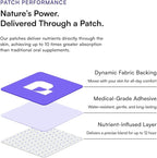 Pure Patch Sleep Patch – Plant-Based Vegan Topical Patch – Magnesium Glycinate – GABA – L-Theanine – Apigenin – Non-Ingestible – Water-Resistant – Gentle on Skin – Gluten Free – Made in USA –30Patches