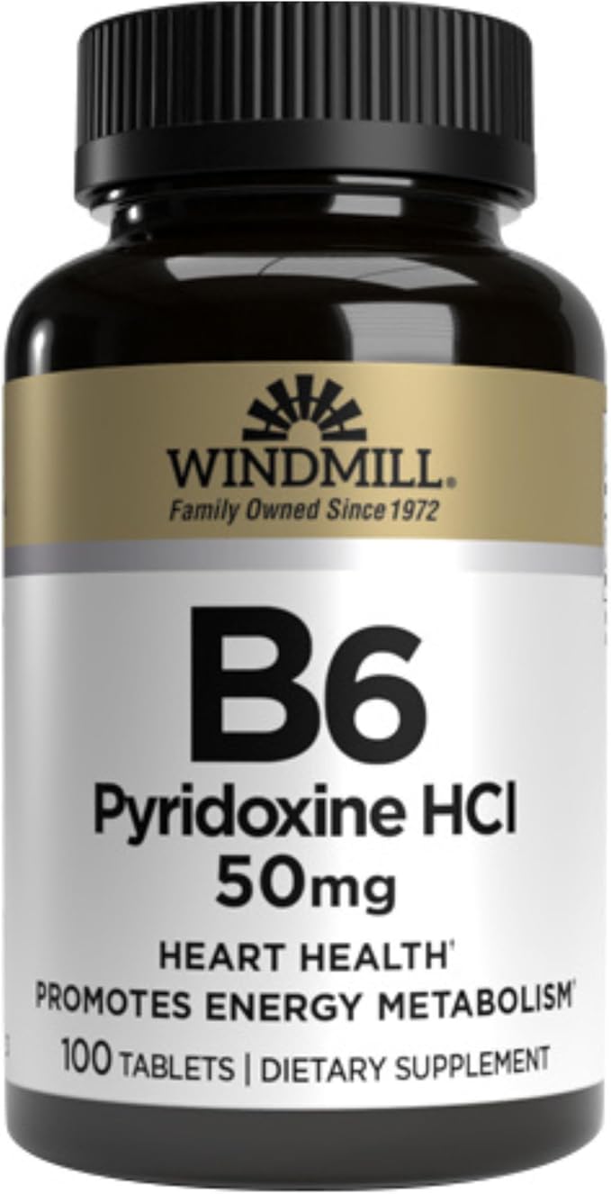 Vitamin B-6 TABS 50 MG WMILL Size: 100