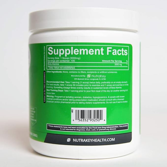 NutraKey Beta Alanine Powder