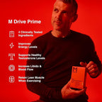 Mdrive Prime - Men's T-Support Supplement, Max Energy, Focus & Lean Muscle, KSM-66 Ashwagandha, S7 Nitric Oxide Booster, Bioperine and DHEA, 60 Servings, 120 Count