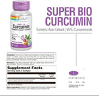 SOLARAY Super Bio Curcumin 250mg | Turmeric Root Extract, 95% Curcuminoids | Healthy Joint Support & More | 30 Softgels