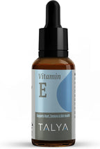 TALYA Vitamin E Liquid Drops 0.34 fl.oz | Bone, Joint, Heart Health | for Scars & Skin | Glass Bottle with Dropper | Supplement, Non-GMO, Vegan