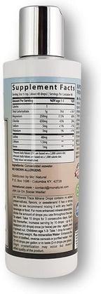 Mo' Minerals Trace Mineral Drops | 72+ Ionic Trace Minerals| 8 oz.