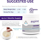 Aspire Nutrition Bio-Heal Pro+ 6-in-1 Probiotic Powder Supplement – Daily Probiotic Formula for Women, Men, and Kids - 30 Day Supply