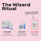 Wizard Wellness Multi-Benefit Oral Strips | Orally Disintegrating Allergy Strips for Sinus Clarity, Brain Fog & Puffiness | with Quercetin, NAC & Probiotics | Drug-Free | Strawberry Flavor | 30 Strips