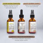 Inflammation Defense Bundle: Ultimate Mushroom Complex with Lions Mane, Reishi, Cordyceps & Chaga, Raw Vitamin C, and Bromelain | Non-GMO | Gluten-Free | Sugar-Free | 2 Fl Oz | 240-Days Supply
