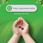 Kids Iron Gummies - Blood Builder Iron Supplements for Kids with Gentle for Stronger Immunity & Energy - Vitamin B12, Folate & Vitamin C Gummies - Vegan GMO & Gluten Free for Toddlers - 90 Count