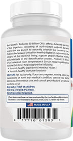Best Naturals Probiotic 10 Strains 30 Billion Shelf Stable 120 Veggie Caps (120 Count (Pack of 2))