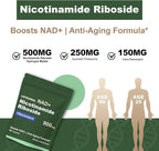 NAD Resveratrol Supplement with NAD Nicotinamide Riboside Resveratrol 900 MG, Boost NAD+ for Cellular Health, Anti-Aging, Energy, Focus - 80 Capsules(2Pcs)