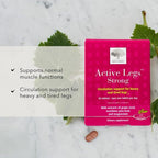 NEW NORDIC Active Legs Strong, Grape Seed, Maritime Pine Bark, Magnesium, Non-GMO and Gluten Free, 30 Count (Pack of 1)