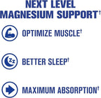 GAT SPORT Pro Magnesium, High Potency, Increased Absorption Vitamin B6, Vitamin D, 120 Capsules