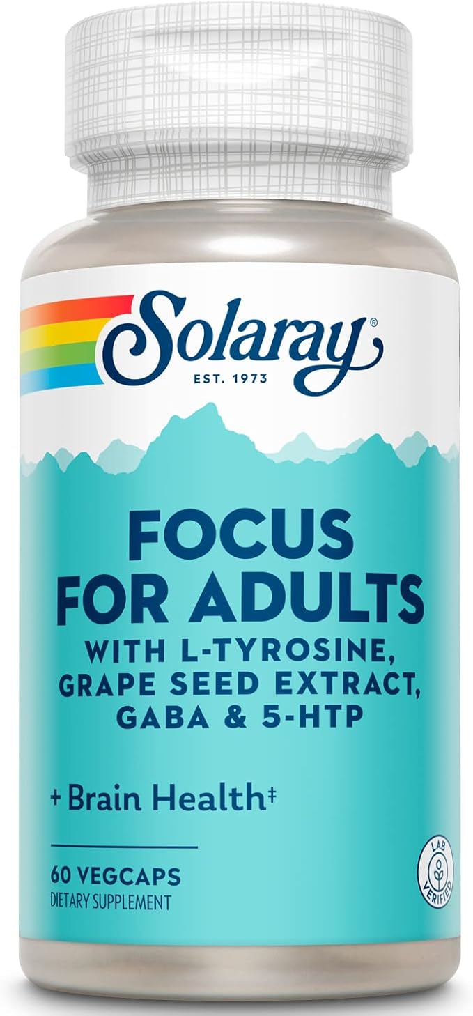 SOLARAY - Focus for Adults | 60 Capsules