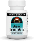 Source Naturals Alpha Lipoic Acid, 200 mg - 30 Tablets