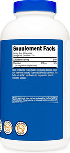 Nutricost Magnesium Glycinate Capsules (360 Capsules, 210 mg Per Serving) - Magnesium Glycinate Supplement for Gentle Absorption