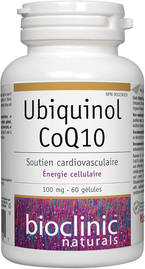 Bioclinic Naturals Ubiquinol Softgels, 60 Count